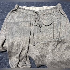 Holister sweat pants, grey, size M